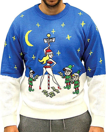 Stripper Pole Ugly Christmas Sweater