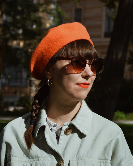 Orange Swiss Cap from Limited Collection