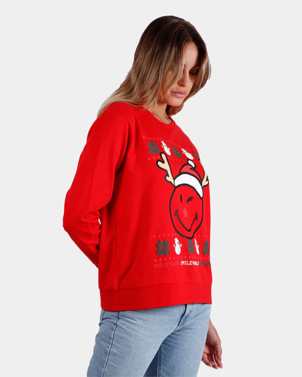 Weihnachtspullover für Damen „Oh Deer“ | Happy Hoodies Outlet-Verkauf