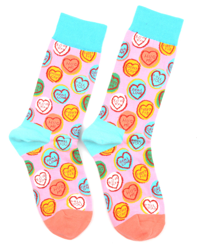 Fun Christmas Socks with Candy Design for All Ages