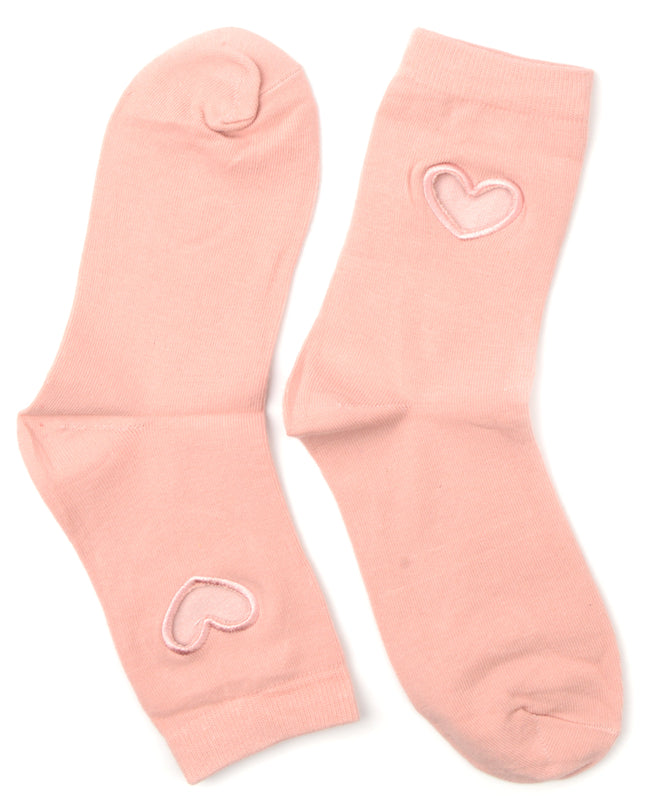 Herzsocken - Zokni Pink Design