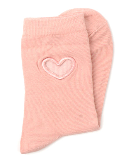 Herzsocken - Zokni Pink Design