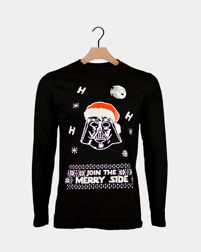 Long Sleeve Join The Merry Side Christmas T-Shirt for All