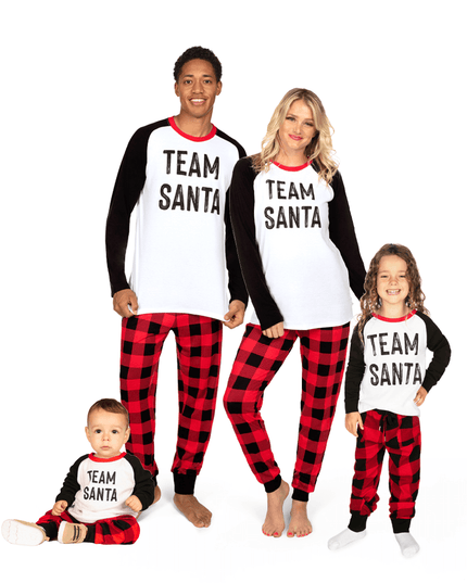 Matching Team Santa Family Pajamas