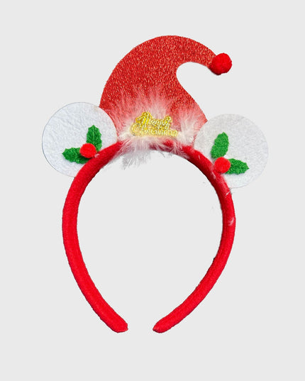 Weihnachtsmützen-Haarspange für Kinder