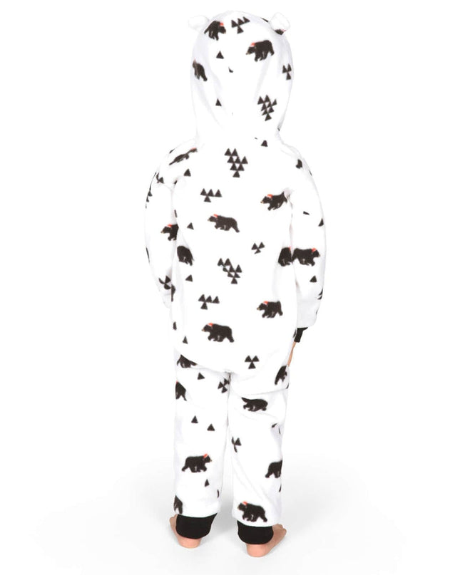 Toddler Girl's Beary Christmas Jumpsuit
