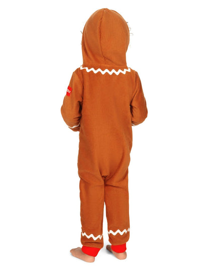 Toddler Girl's Gingerbread Jumpsuit