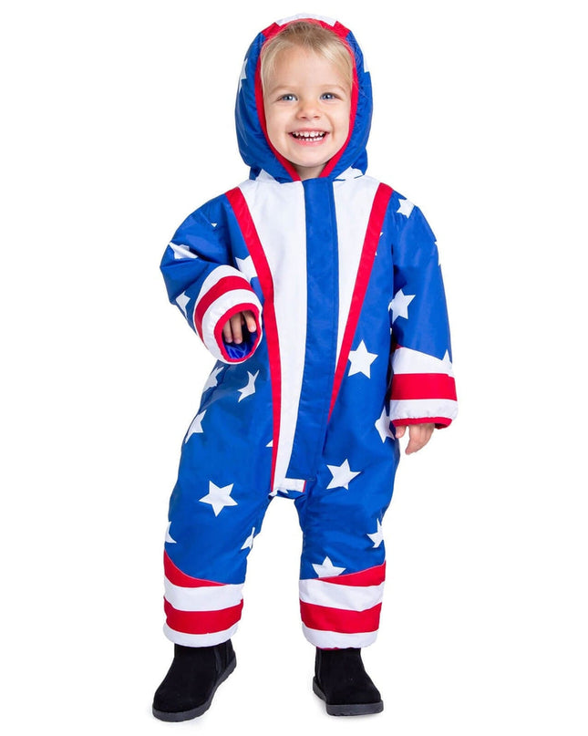Toddler Girl's Americana Snow Suit