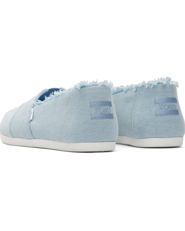 TOMS Alpargata – Pastellblauer, gewaschener Denim