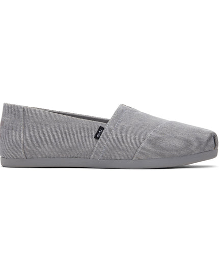 TOMS Alpargata – Ultimativer grauer Distressed Twill