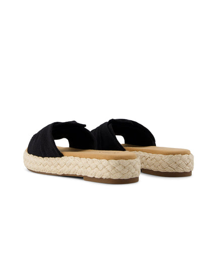 TOMS Abby Slide Espadrillesandalen mit Plateausohle – Schwarz