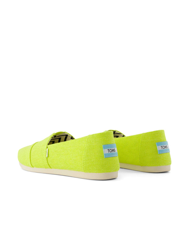 TOMS Alpargata Classic - Lime Heritage Canvas