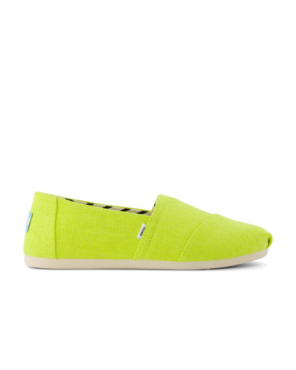 TOMS Alpargata Classic - Lime Heritage Canvas