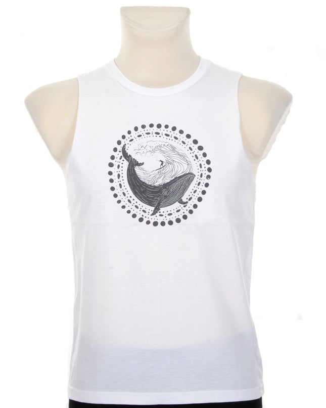 Tanktop mit Wal-Print für Damen und Herren