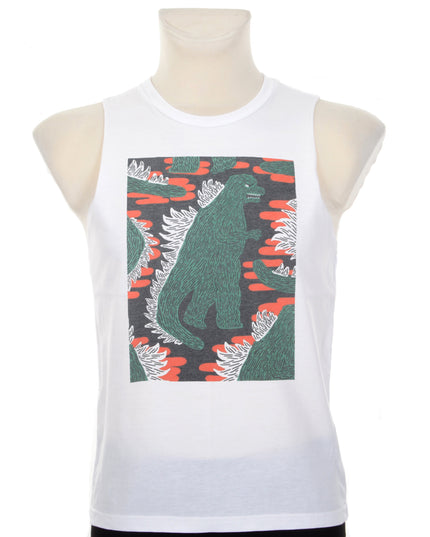 Tanktop mit Godzilla-Motiv für Damen und Herren