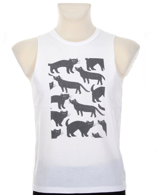 Tanktop – Schwarze Katzen Halloween-Kostüm für alle