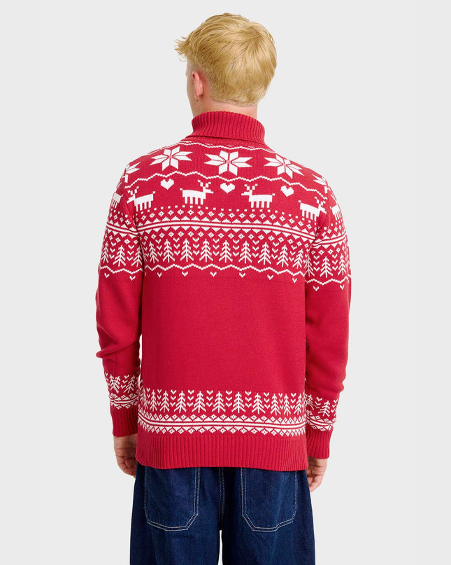 Men's Greenland Christmas Turtleneck Sweater