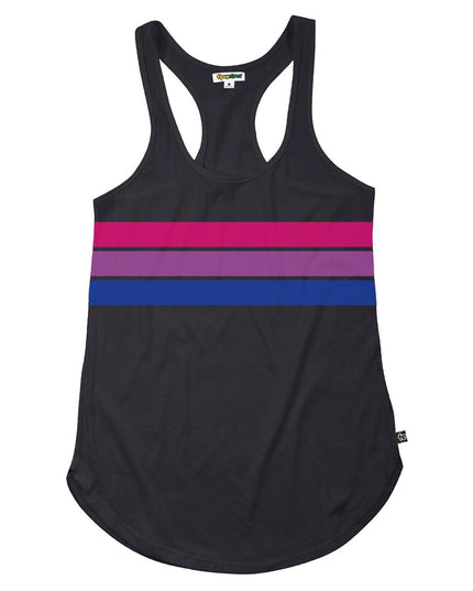 Bi Pride Flag Racerback Tank Top
