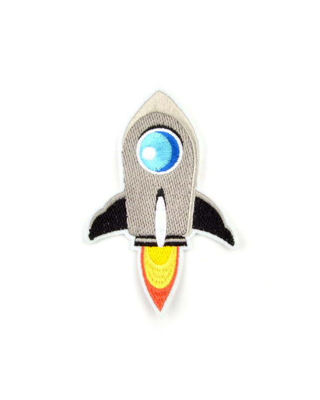 Rocket I Aufnäher – Lustiges Accessoire für Kinder und Erwachsene