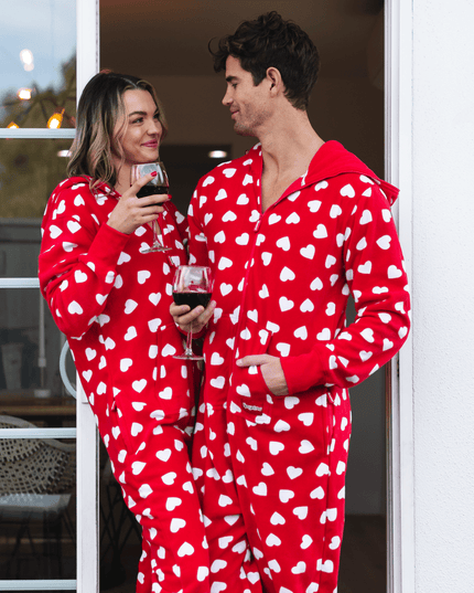 Women's Beating Hearts Jumpsuit