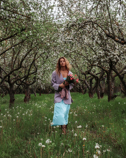 Maxikleid - Hellblau