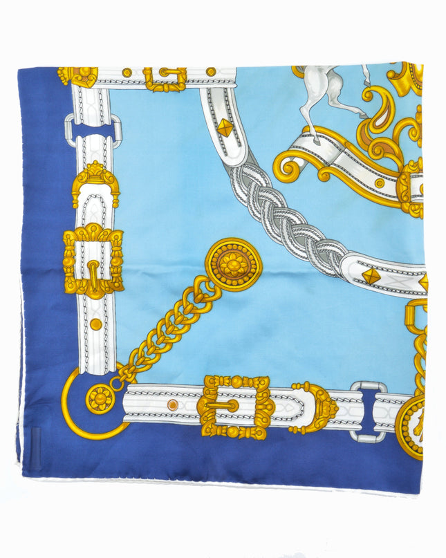 Vintage-Schal – Reiterwappen | Accessoires