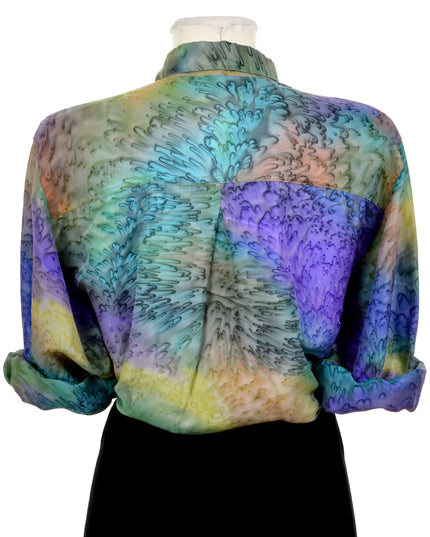 Vintage-Bluse - Batik