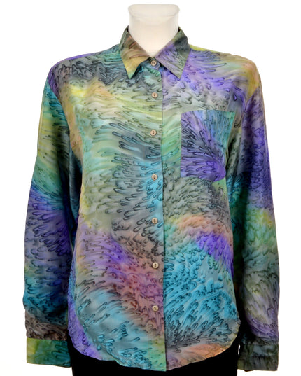 Vintage-Bluse - Batik