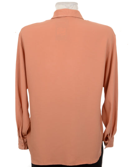 Vintage-Bluse – Elefantenmuster