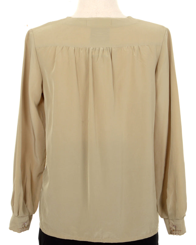 Vintage-Bluse - Perforiert