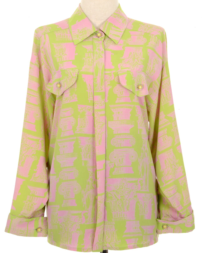Vintage-Bluse - Archaisch