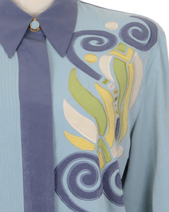 Vintage-Bluse - Flicken