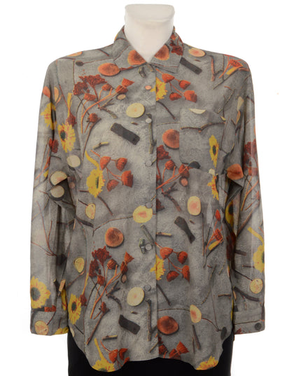 Vintage-Bluse - Herbst
