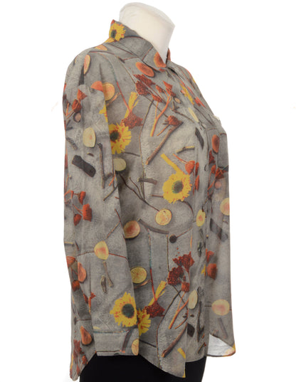 Vintage-Bluse - Herbst