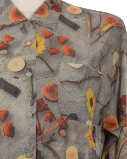 Vintage-Bluse - Herbst