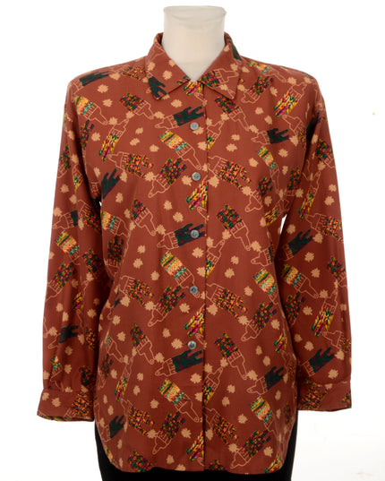 Vintage-Bluse im Bohème-Stil