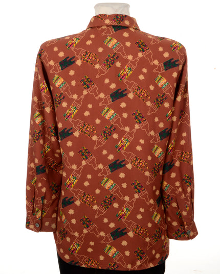 Vintage-Bluse im Bohème-Stil