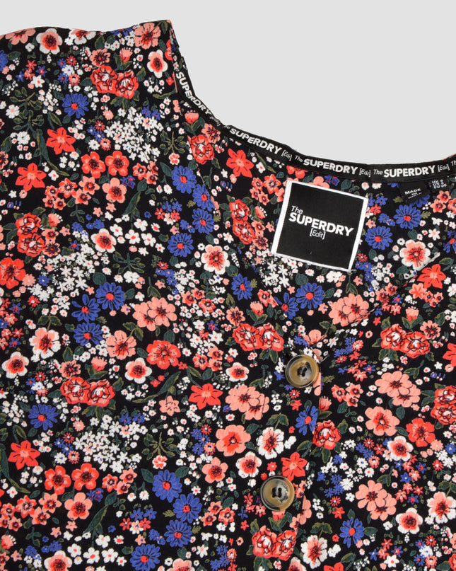 Vintage-Bluse – Blumenmuster | Superdry