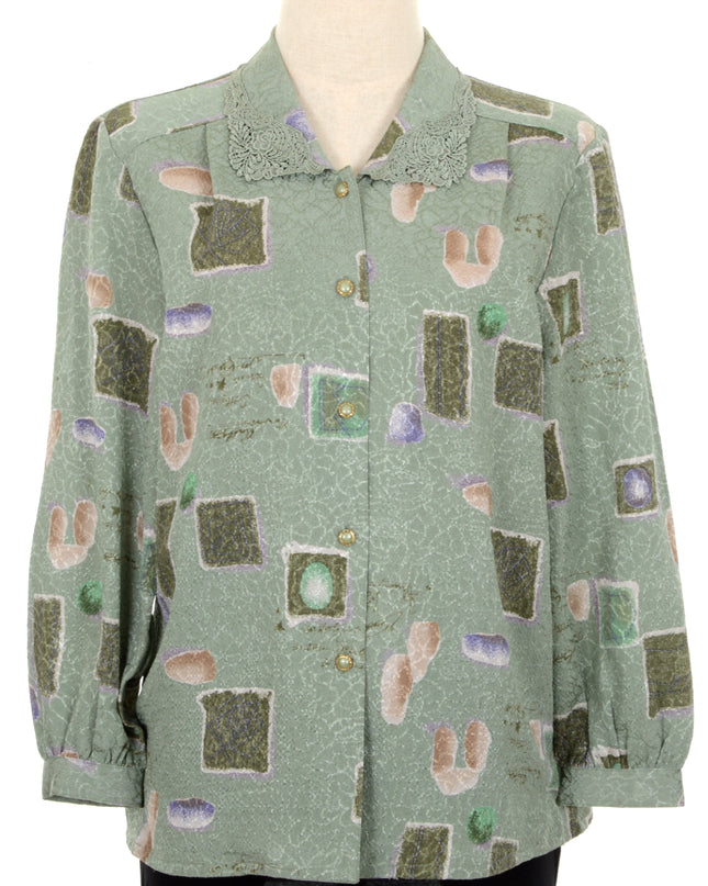 Vintage-Bluse – Rustikal