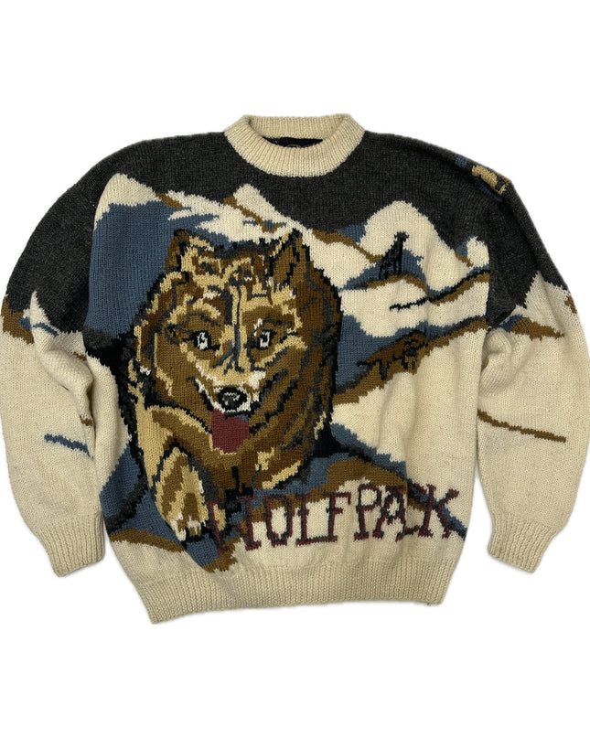 Vintage-Wolfspullover – Festtagskollektion für alle