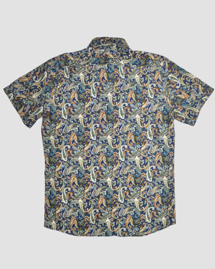 Vintage Bandana Button-Up Shirt - Holiday Sweater Collection