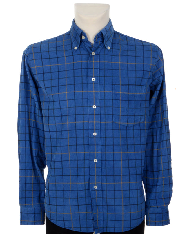 Vintage Shirt - Checkered Corduroy Christmas Sweater for Men and Women