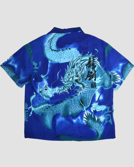 Vintage Shirt - Blue Dragon | Unique Holiday Fashion