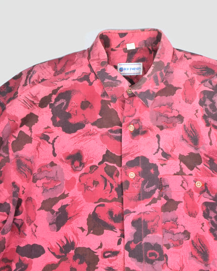 Vintage Shirt - Mauve Floral