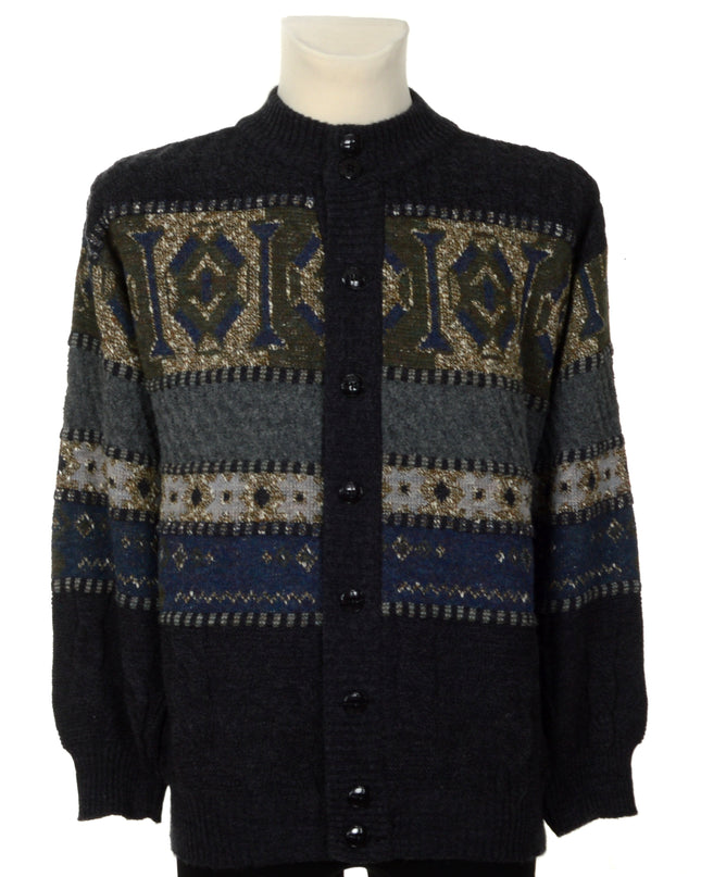Vintage Cardigan - Gray Limited Edition Christmas Sweater for Men