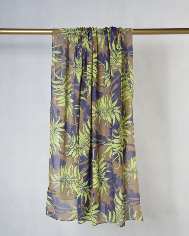 Vintage Scarf - Green Leaf | Accessories