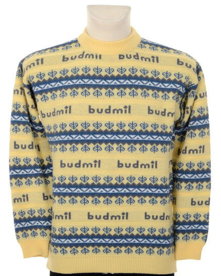Vintage-Pullover – Budmil Weihnachtspullover in limitierter Auflage für Herren