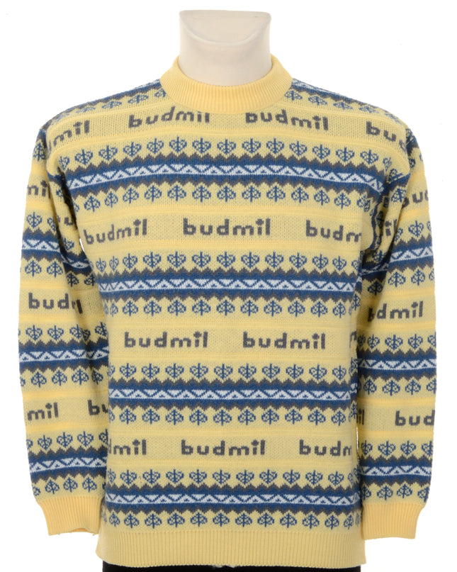 Vintage-Pullover – Budmil Weihnachtspullover in limitierter Auflage für Herren