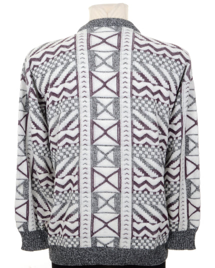 Vintage-Pullover – Geo I Limited Edition Weihnachtspullover für Herren