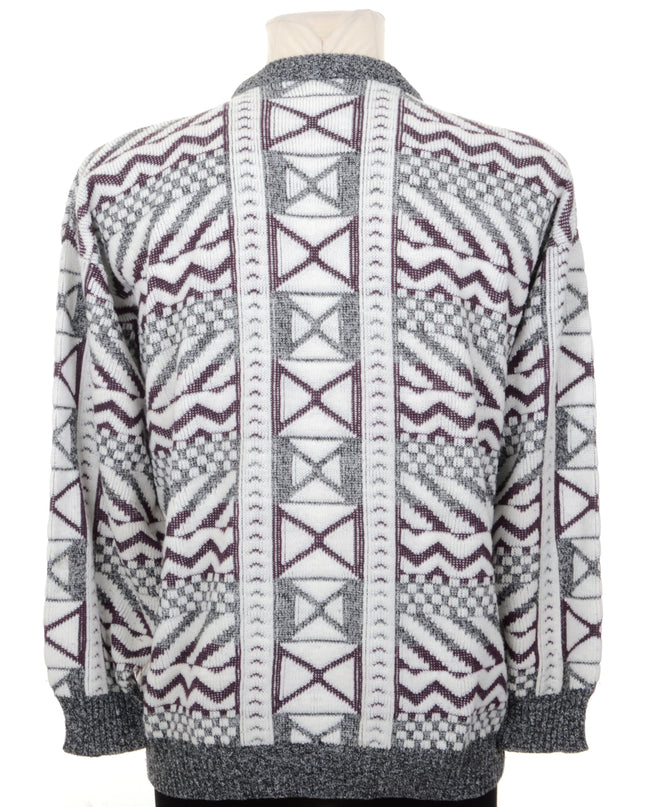 Vintage-Pullover – Geo I Limited Edition Weihnachtspullover für Herren